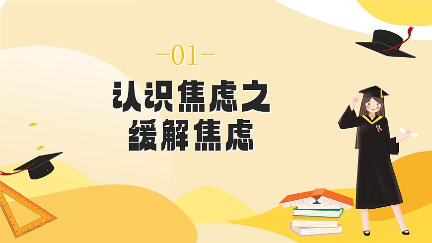黄色高考加油高考心里减压辅导培训 课件第4页