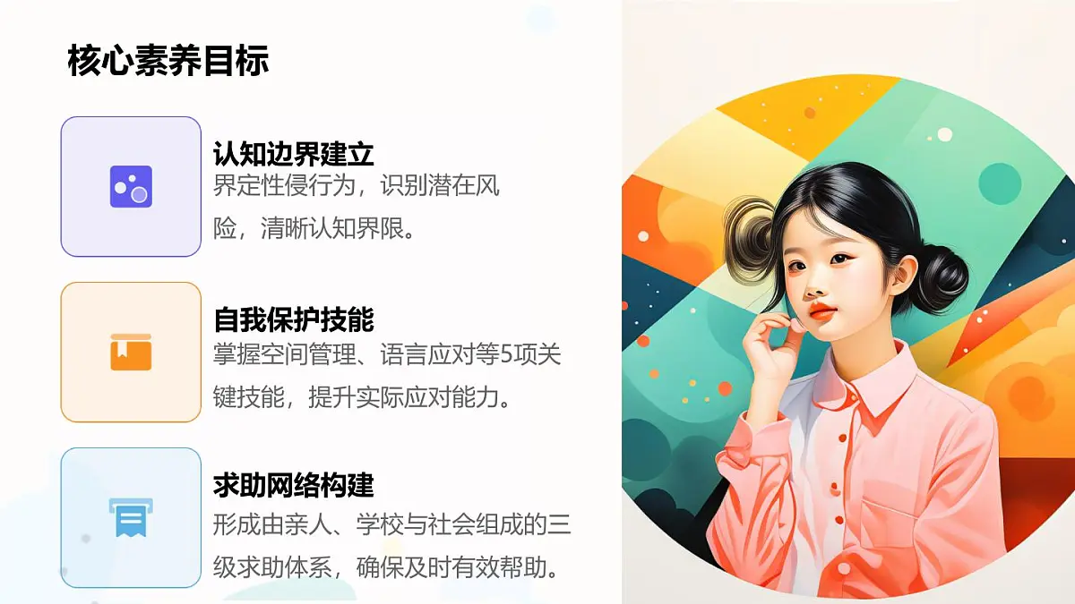 向性侵说不：性侵预防教育主题班会课件第2页