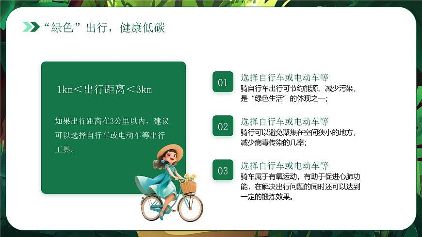 绿色清新风倡导文明健康绿色环保生活课件第5页