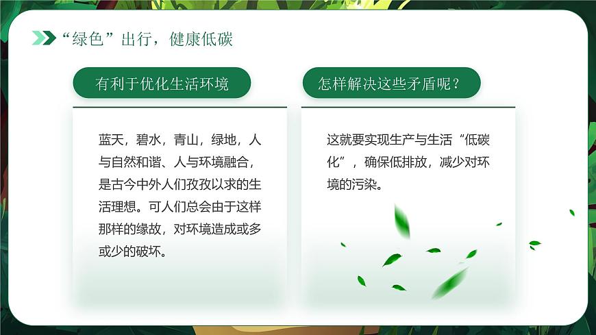 绿色清新风倡导文明健康绿色环保生活课件第7页
