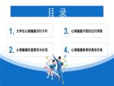 藍(lán)色簡約大學(xué)生心理健康培訓(xùn) 課件