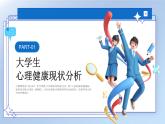 藍(lán)色簡約大學(xué)生心理健康培訓(xùn) 課件