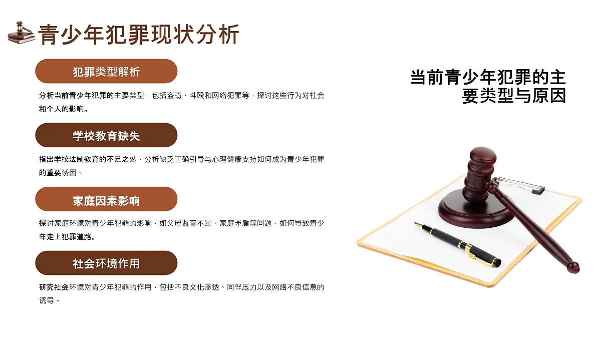 棕色法治教育主题班会 课件第4页