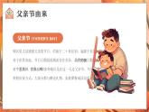 橙色卡通風(fēng)感恩父親節(jié)班會(huì)課件
