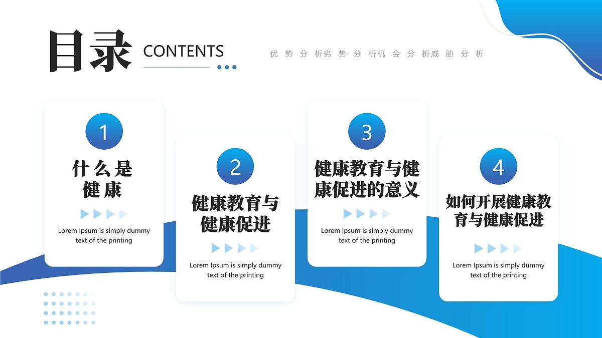 蓝色医疗简约健康教育知识讲座 课件第2页