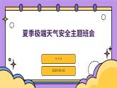 夏季極端天氣安全主題班會(huì)課件