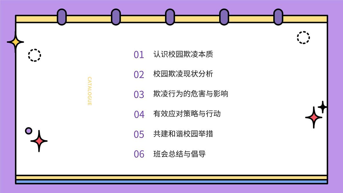 拒绝欺凌，共建和谐校园主题班会课件第2页