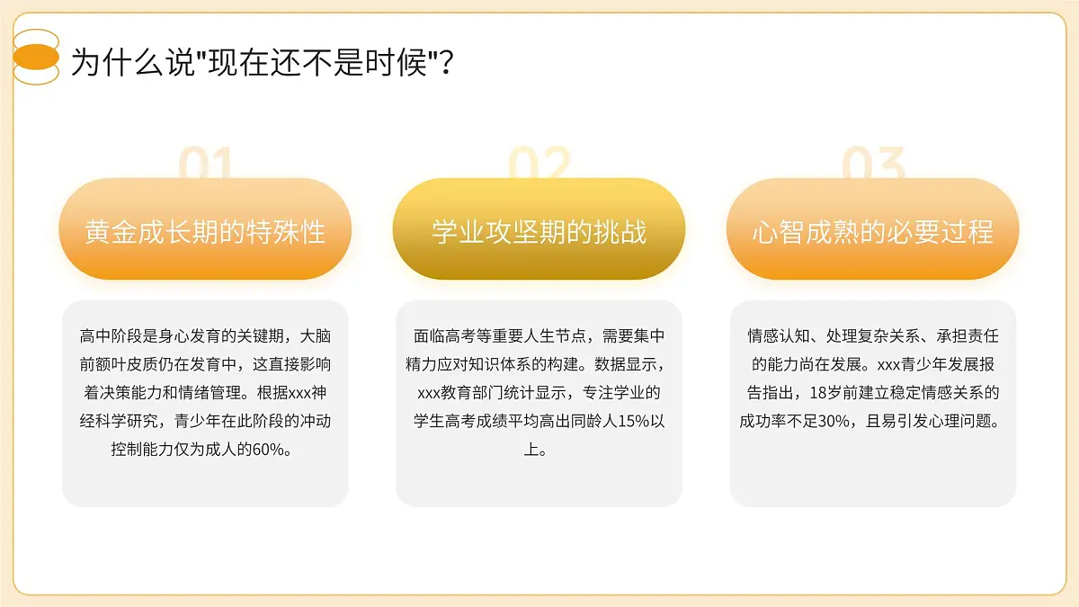 高中心理健康教育之早恋问题主题班会课件——青春有梦，静待花开——高中阶段理性看待情感第3页