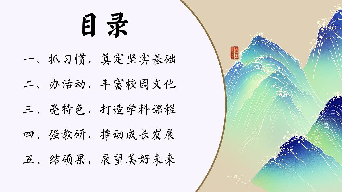青岛市即墨区田横岛小学-2025年春季学校教导处工作总结-细数流光致过往【课件】第3页