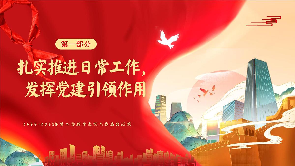 上海市崇明区东滩湿地小学-2024-2025学年第二学期少先队工作总结-初心如炬育新苗【课件】第4页