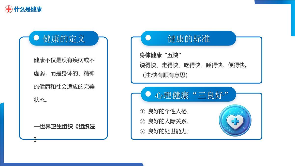 蓝色扁平化健康教育与健康促进课件第4页
