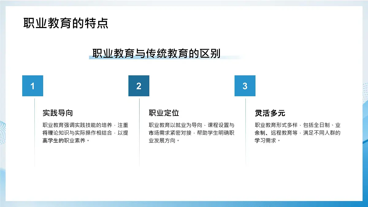 绿色简约职业教育培训 课件第6页