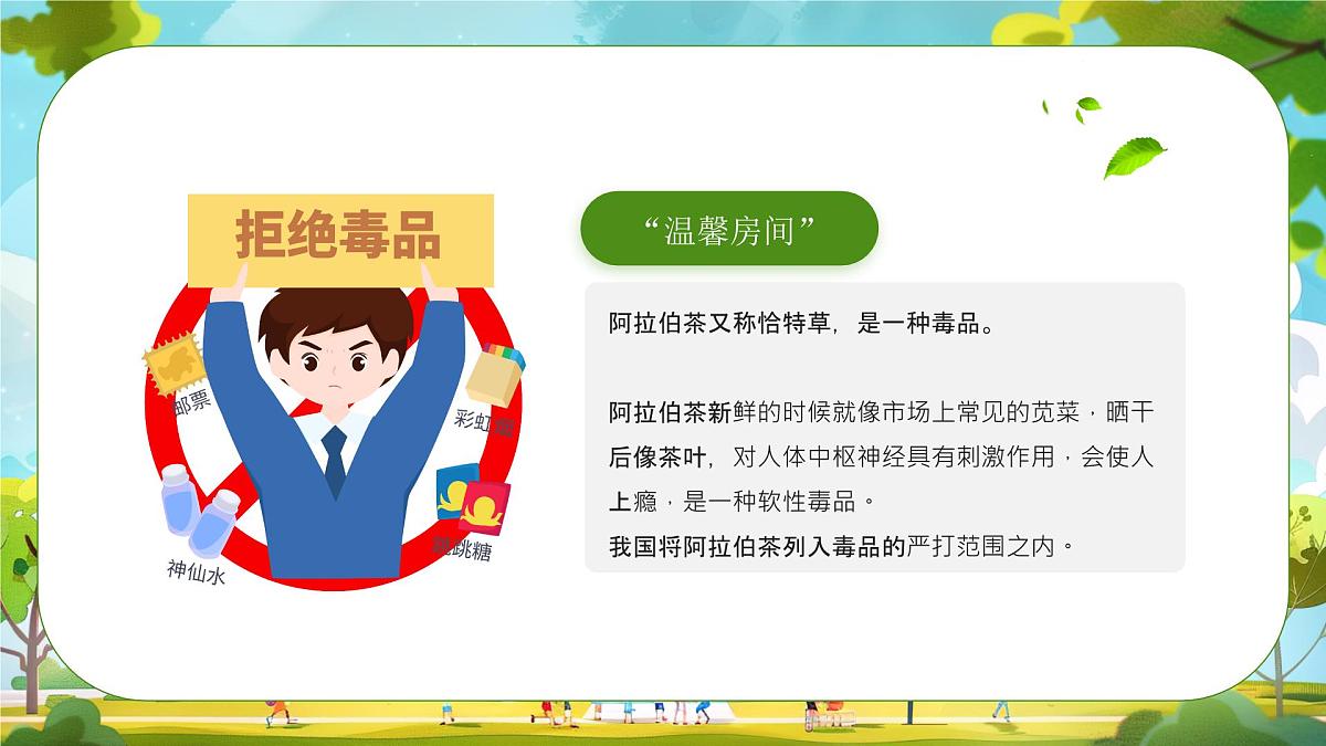 中小学禁毒宣传主题班会课件第3页