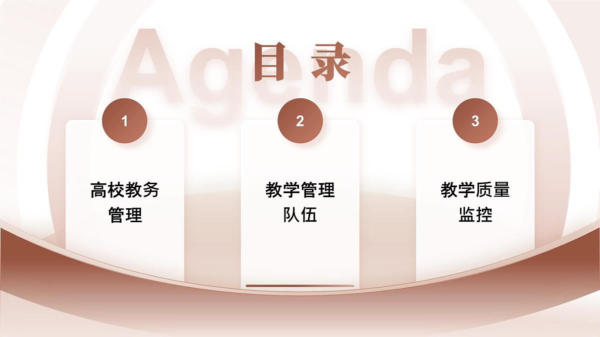 棕色简约教学管理培训 课件第2页