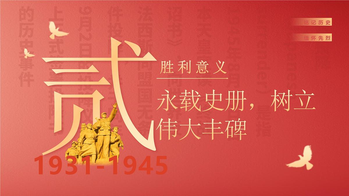 纪念抗日战争胜利80周年课件第6页