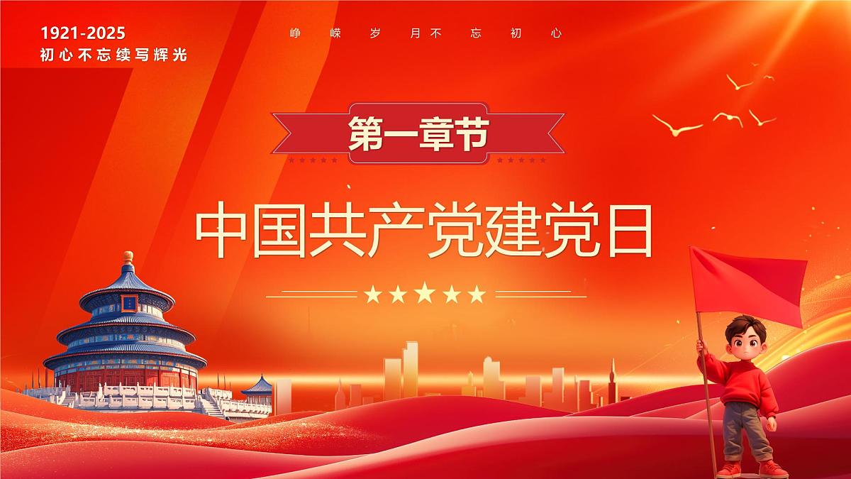 忆峥嵘岁月看今朝风采建党104周年课件第3页
