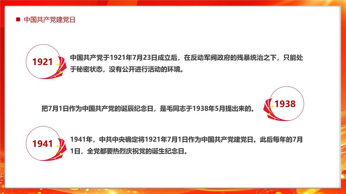 忆峥嵘岁月看今朝风采建党104周年课件第4页
