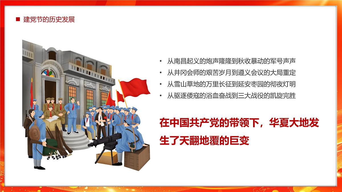 忆峥嵘岁月看今朝风采建党104周年课件第7页