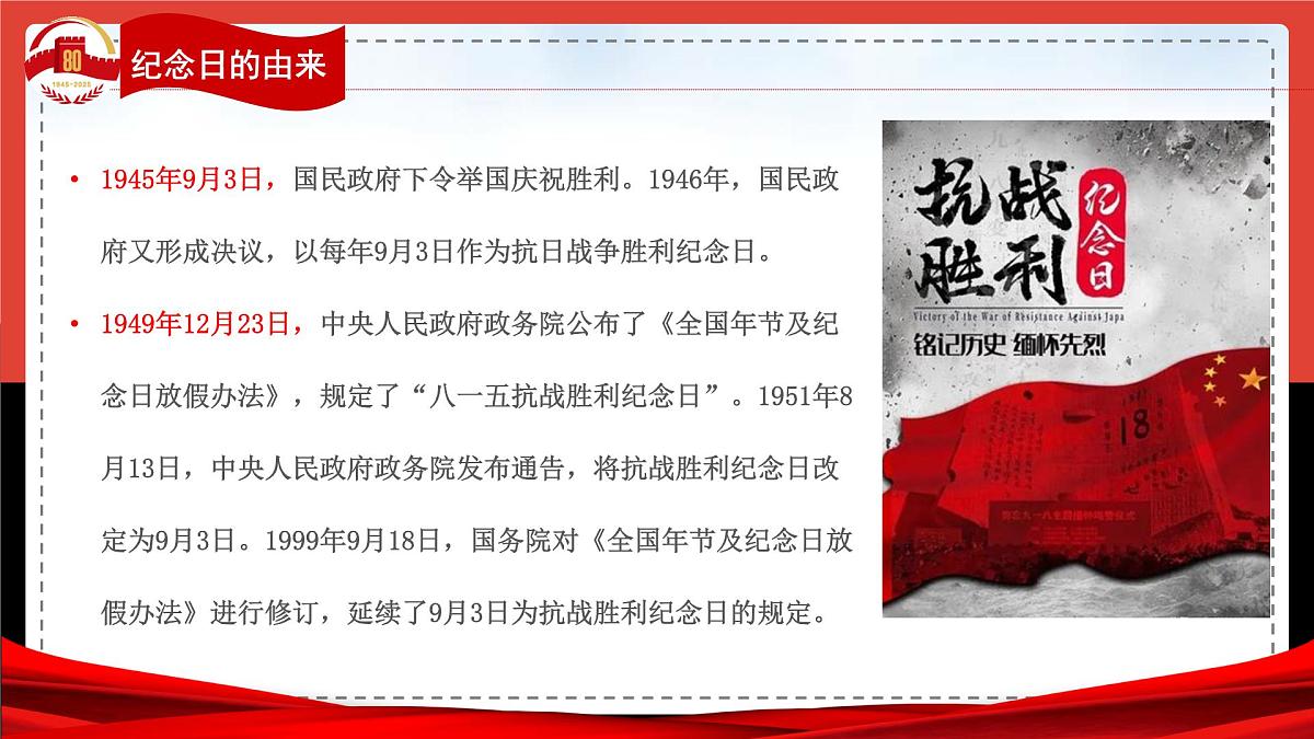 （9月3日）铭记历史，吾辈自强——纪念抗日战争胜利80周年初中主题班会课件-2025-2026学年初中主题班会优质课件（通用版）第6页