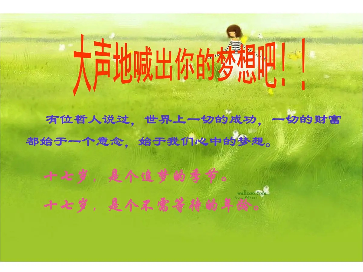 【原创精品】区级示范班会--我的未来不是梦第3页