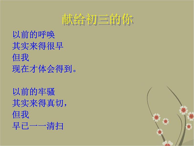 主题班会《我的梦想会开花》课件03