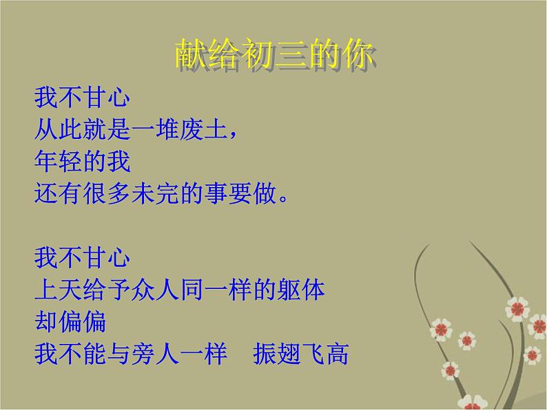 主题班会《我的梦想会开花》课件05