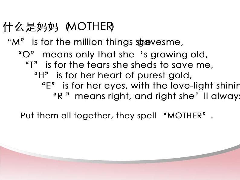 主题班会：感恩母亲节PPT06