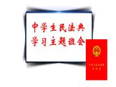 中学生民法典学习主题班会课件