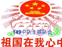 爱国教育：祖国在我心中主题队会课件PPT