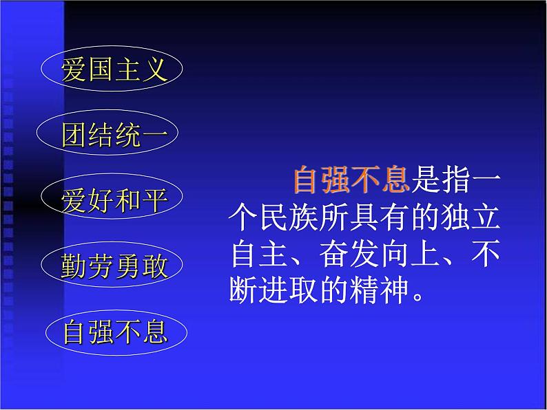 小学爱国教育主题班会：弘扬和培育民族精神PPT课件08