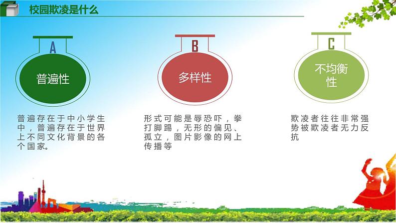 中小学生校园安主题班会：预防校园暴力 共建和谐校园 PPT08