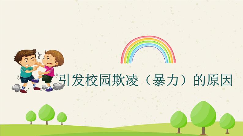 中小学生校园安主题班会：平安校园 反对校园欺凌 PPT08