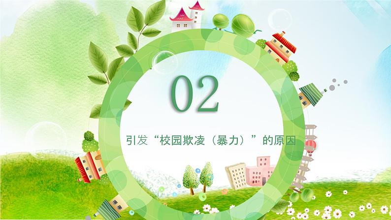 中小学生校园安主题班会：平安校园 反对校园欺凌 PPT08