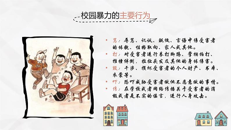 中小学生校园安主题班会：平安校园 反校园暴力 PPT05