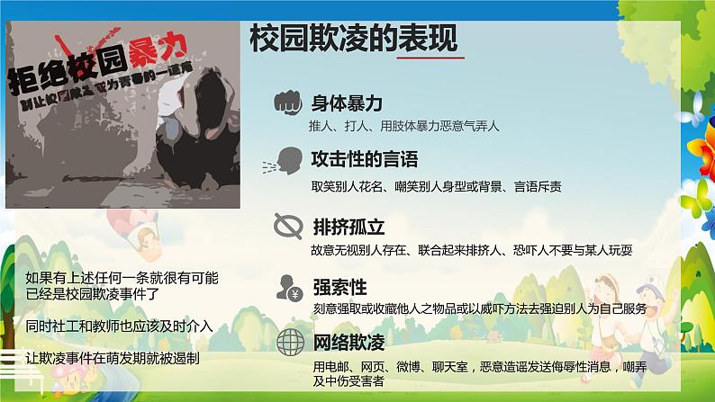 预防应对校园暴力班会 小学班会课件PPT07