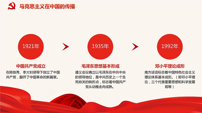 高中爱国教育主题班会：100年党史学习PPT课件07