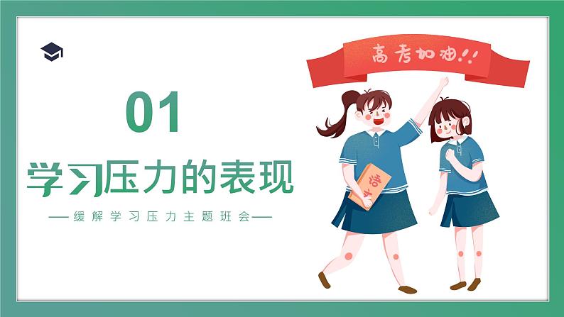 冲刺高考：高考前缓解学习压力主题班会PPT03