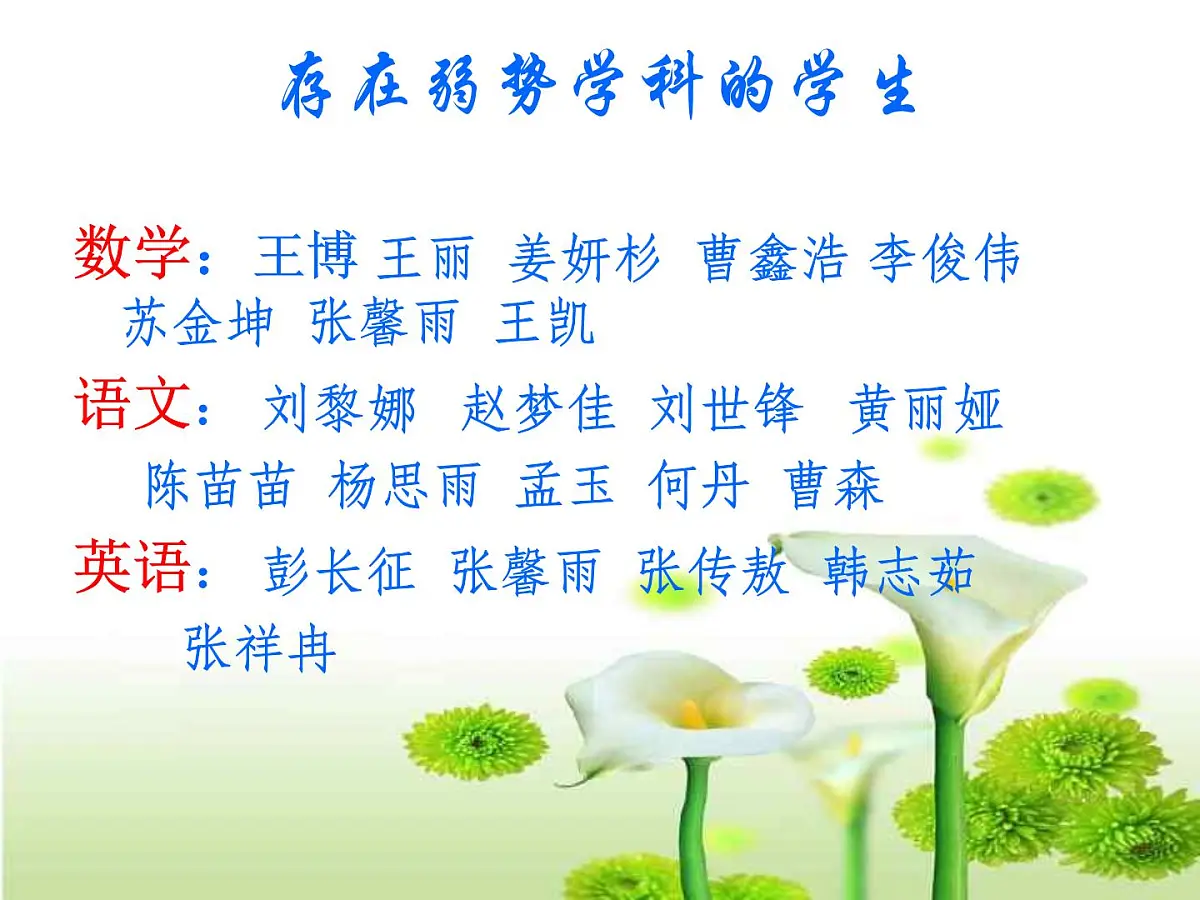 六年级期中考试后家长会PPT课件第8页