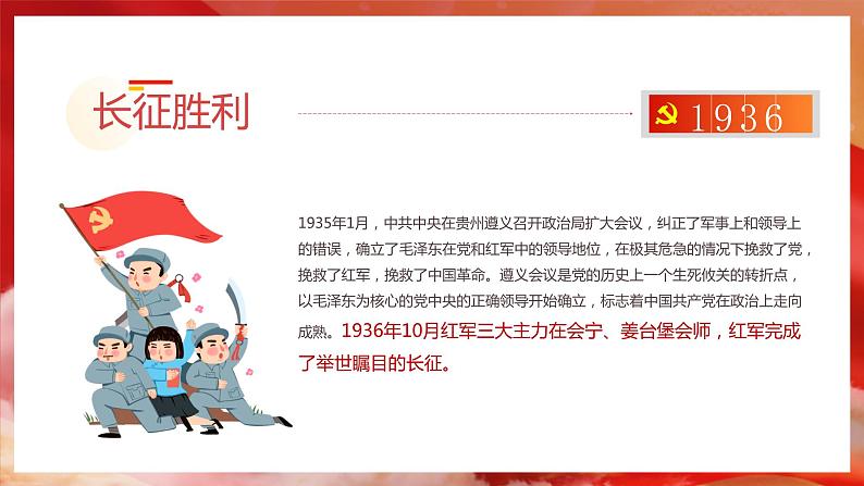 恰是百年风华正茂建党100周年 党课PPT07