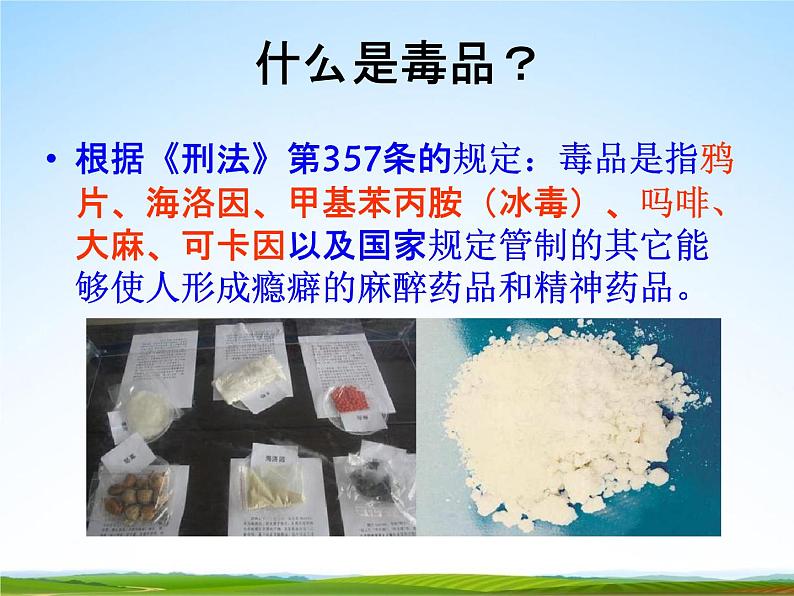 通用版主题班会《国际禁毒日》精品教学课件PPT优秀课件904