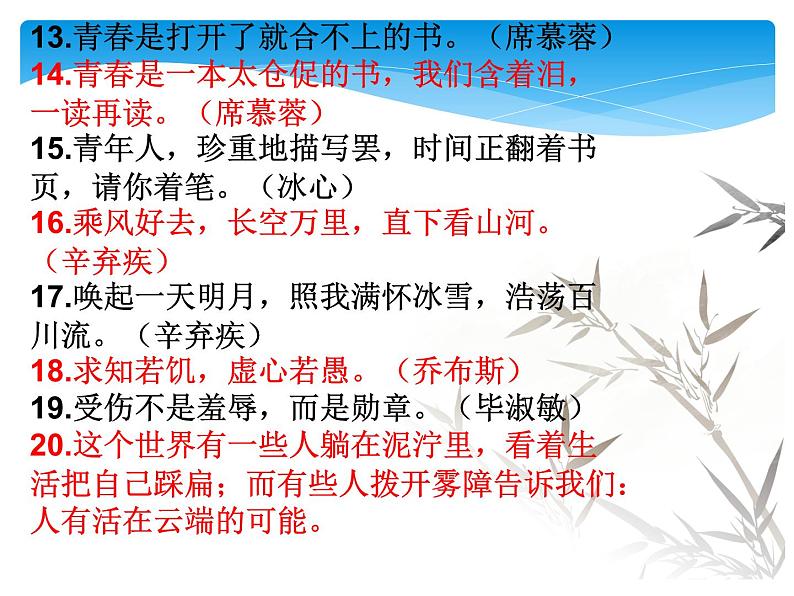 五四青年节主题班会活动课件04