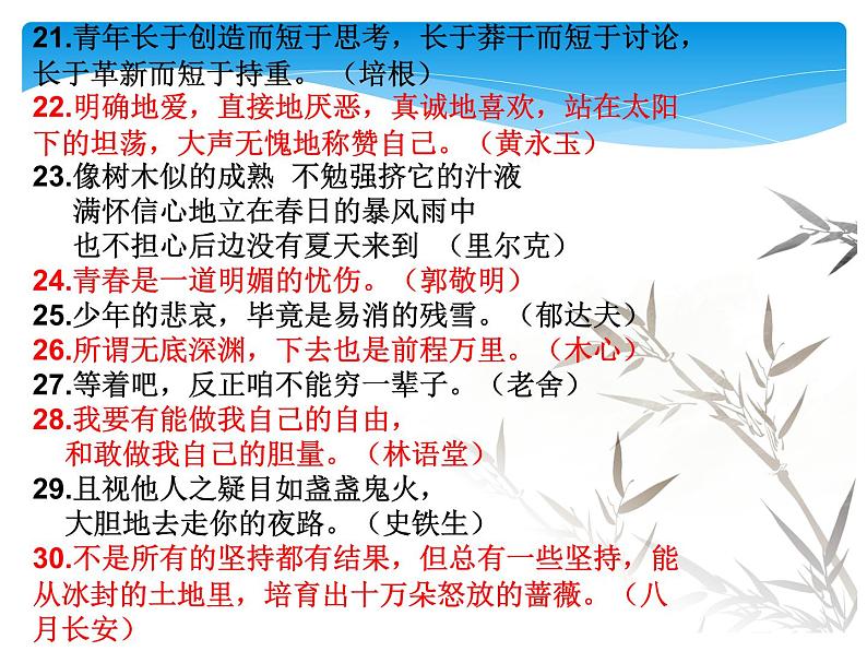 五四青年节主题班会活动课件05