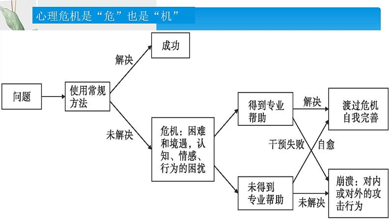 学生心理危机的防范、识别与干预——-中学生主题班会课件05