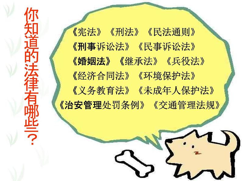 中学主题班会《法制安全教育：法制在我身边》教学课件精品PPT优秀课件04