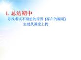 《期中考试总结》主题班会精品课件