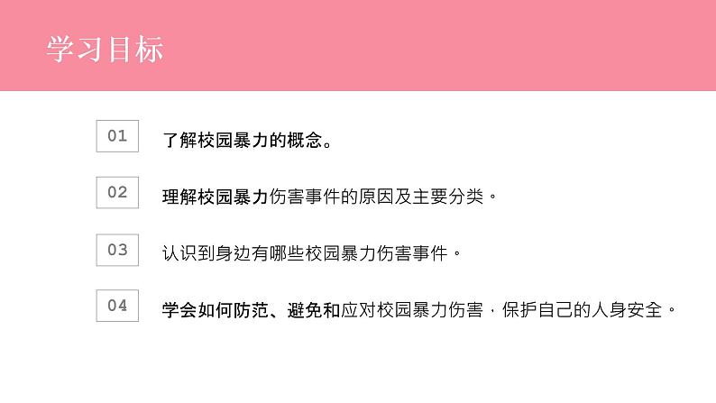 预防和应对影响学生安全的校园暴力事件的发生课件02