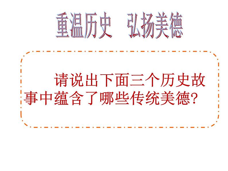 弘扬传统美德践行文明礼仪主题班会课件04