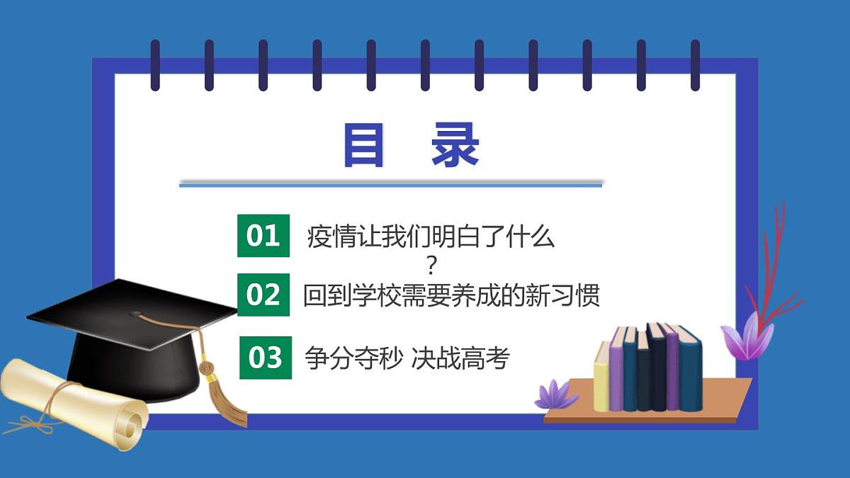 高 中 开 学 第 一课课件第3页