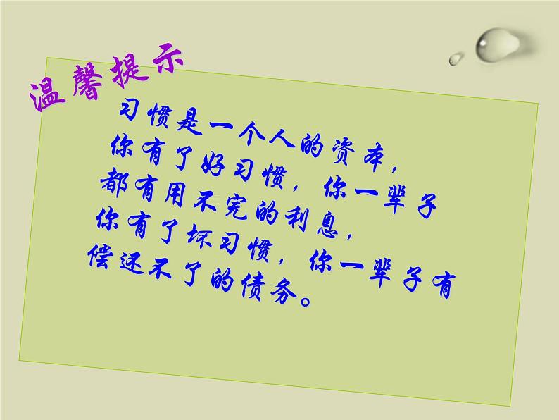 《养成良好习惯-争做文明学生》主题班会课件04