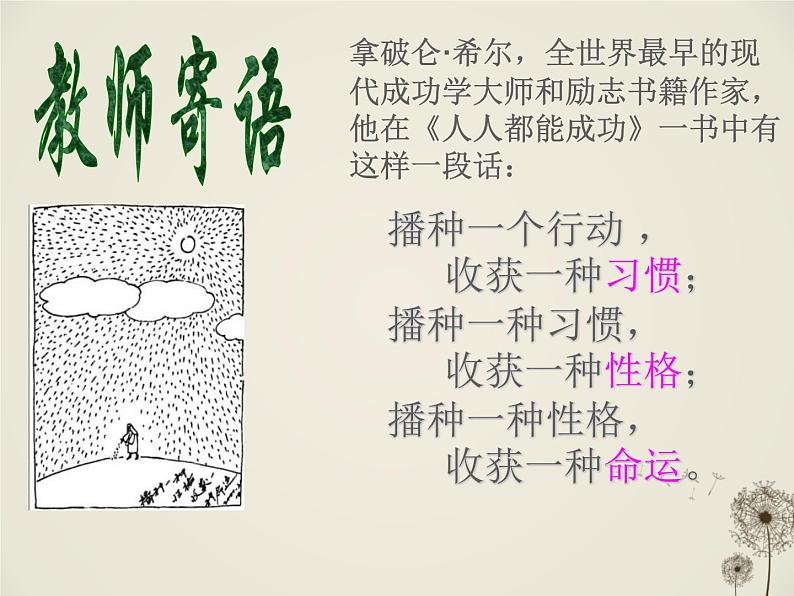 《习惯与学习、人生》主题班会课件第7页